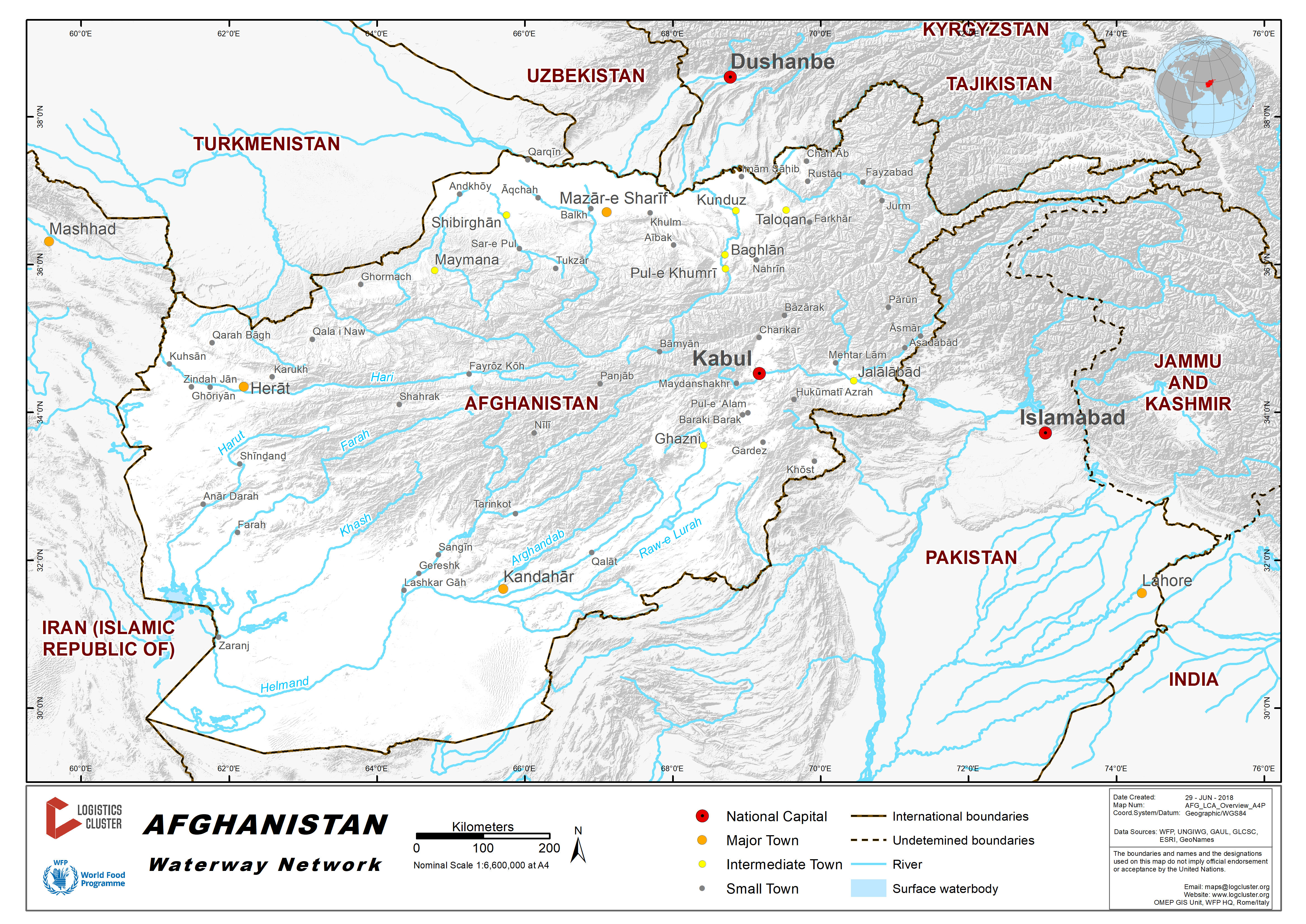 Afghanistan Waterways
