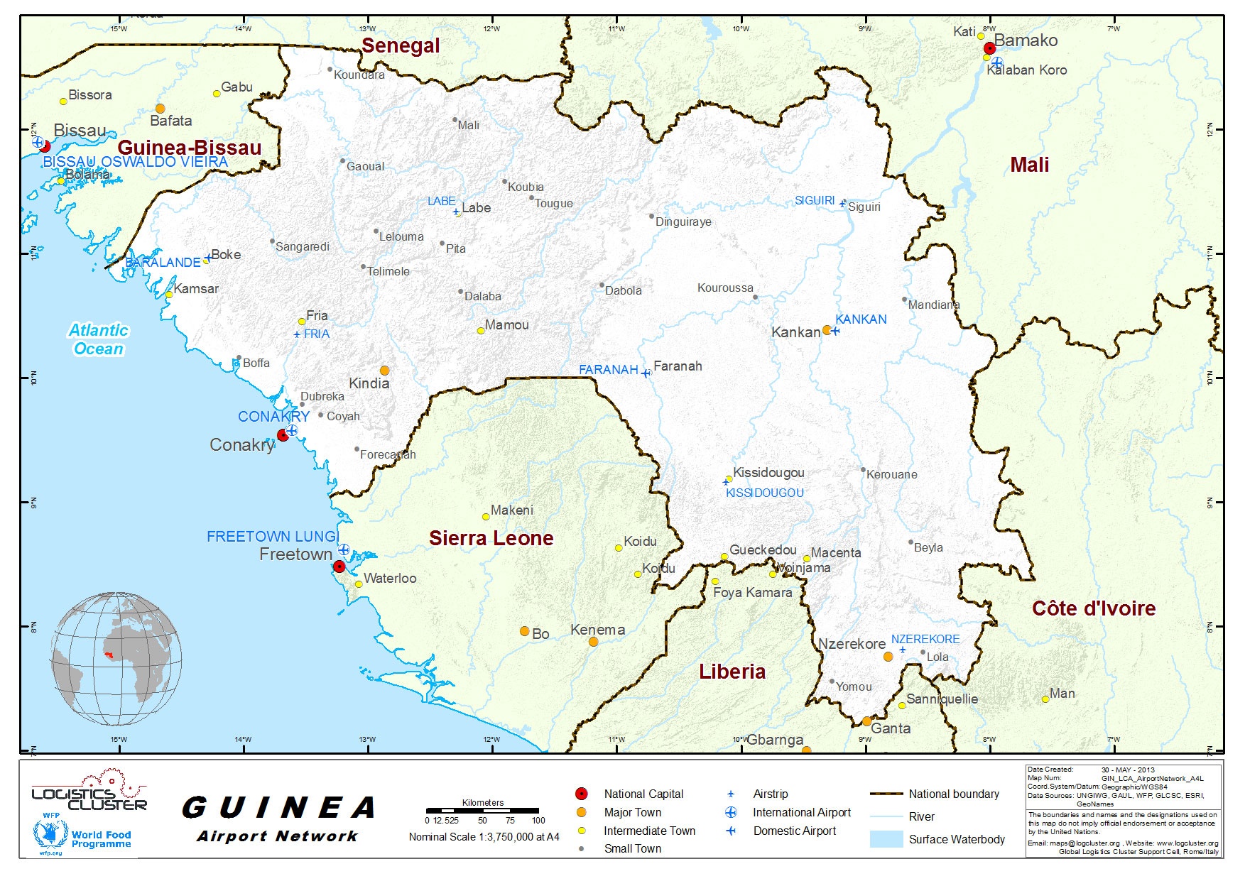 Guinea Airports 