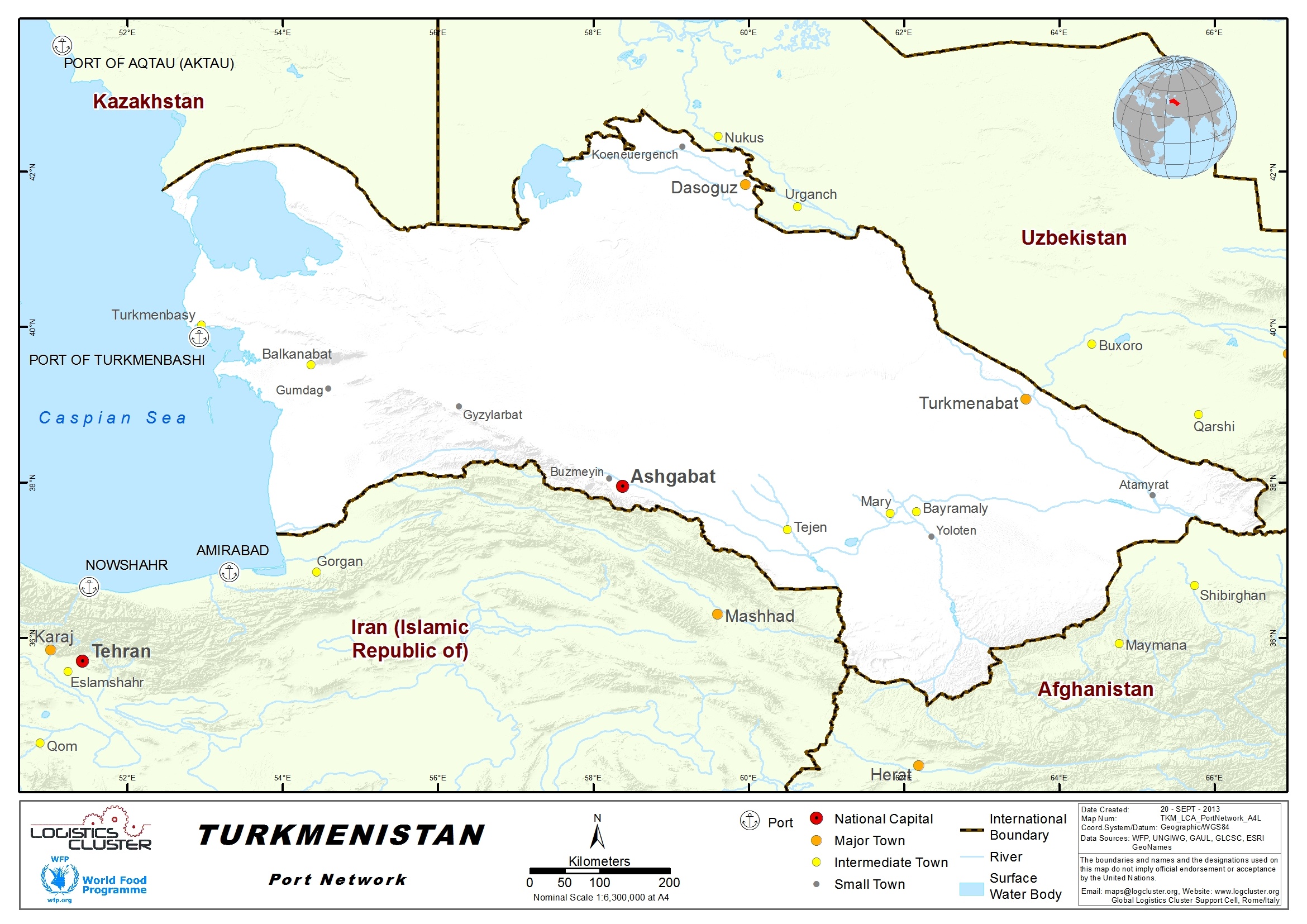 Turkmenistan Ports
