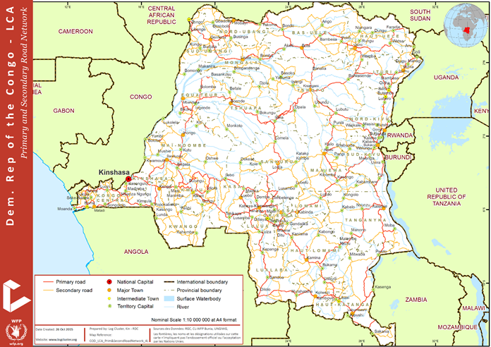 Democratic Republic of Congo Roads