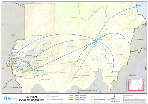 Sudan UNHAS Air Connections