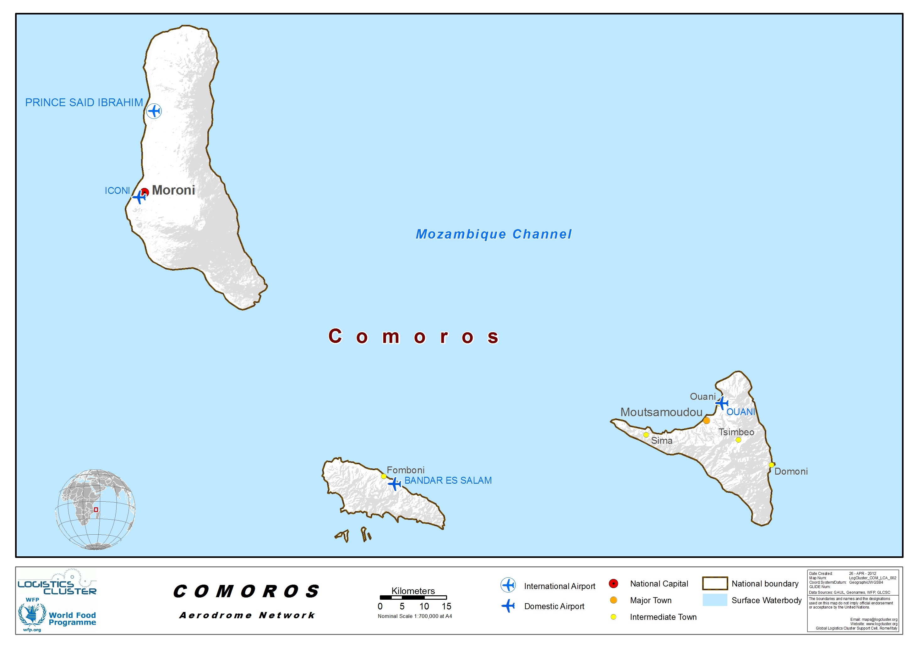 Comoros Airports