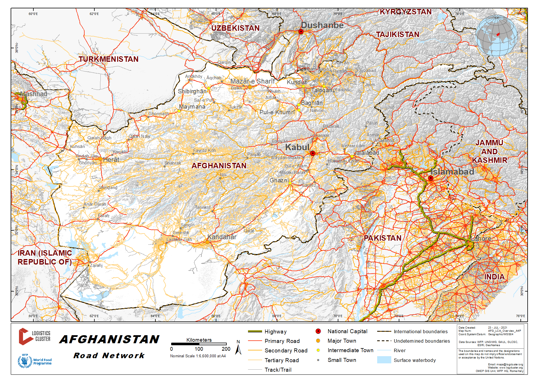 Afghanistan ring road - Worldkings - World Records Union