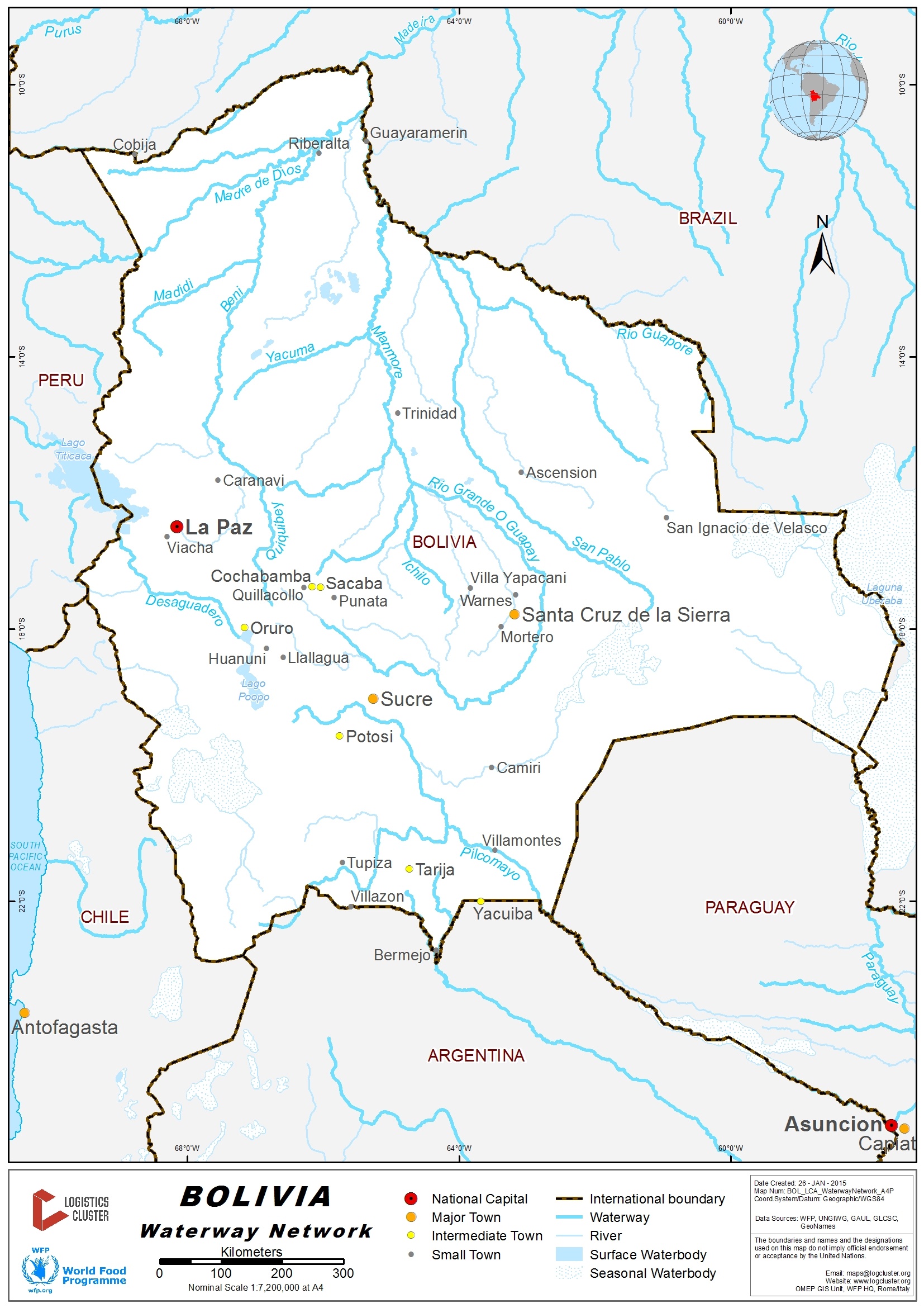 Bolivia Waterways 