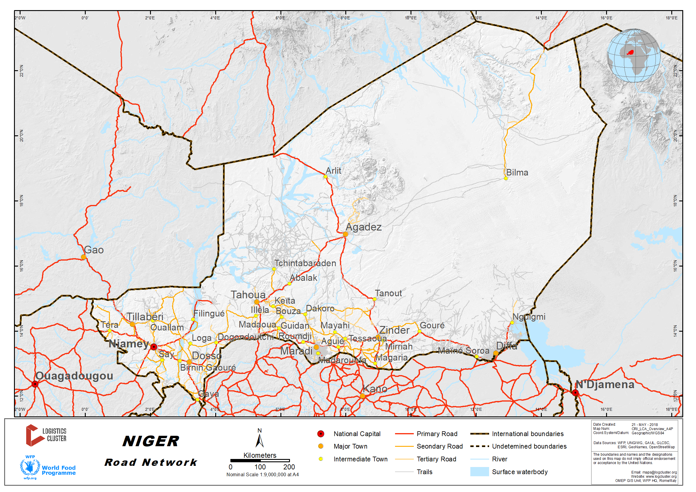 Niger Road Network 