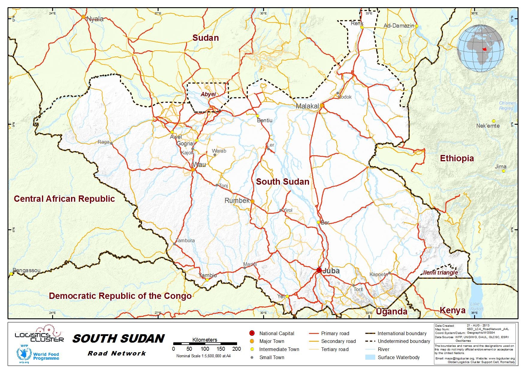 South Sudan Roads