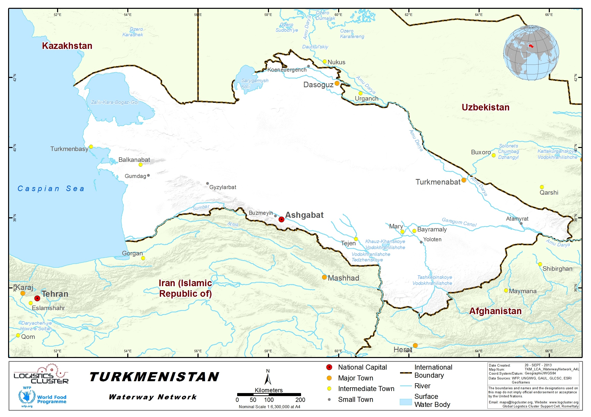 Turkmenistan Waterways 